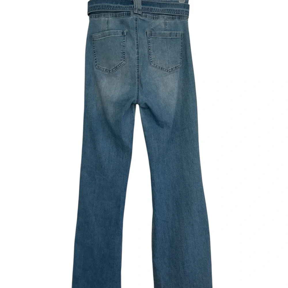 Flying Tomato Women’s Blue Wide Leg Jeans. Size L - Picture 3 of 9
